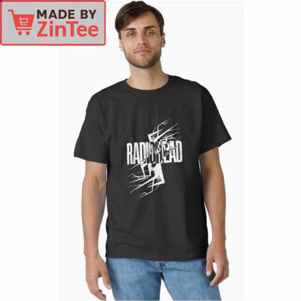 Radiohead Lightning Crack Logo Shirt
