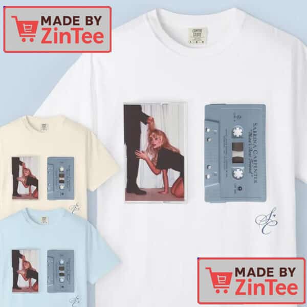 Sabrina Man's Best Friend Retro Cassette Tape Shirt