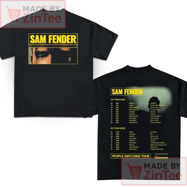 Sam Fender People Watching Concert Tour Shirt