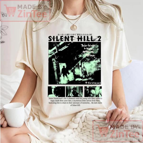 Silent Hill 2 Horror Game Shirt, Retro Survival Horror Tee