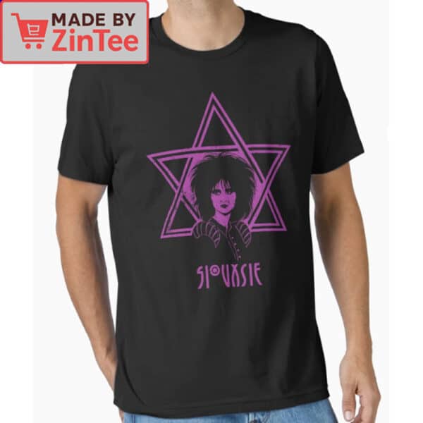 Siouxsie Gothic Star T-Shirt – Retro Punk Rock Siouxsie Sioux Graphic Tee