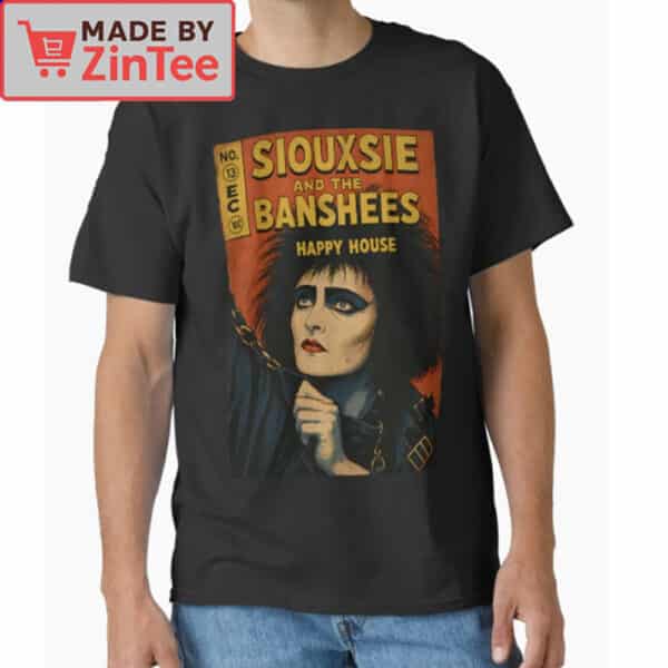 Siouxsie and the Banshees Happy House Comic Book Cover Shirt