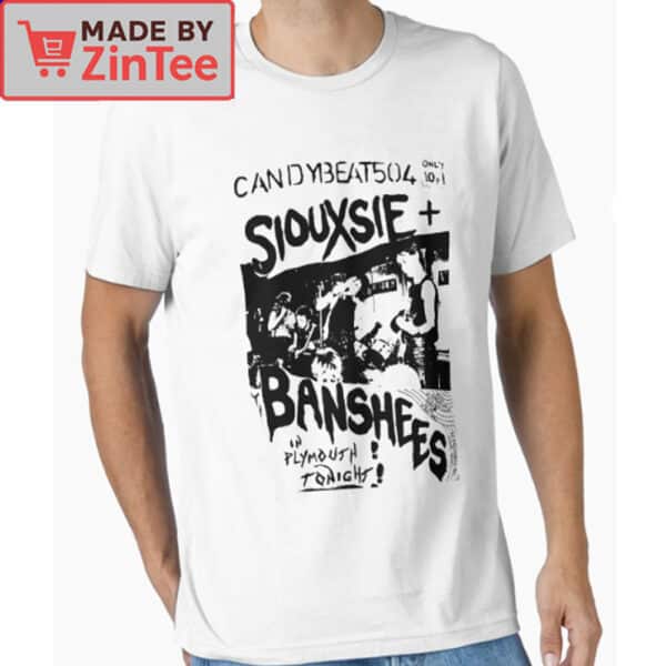 Siouxsie and the Banshees Punk Flyer T-Shirt – Vintage Plymouth Concert Poster Tee