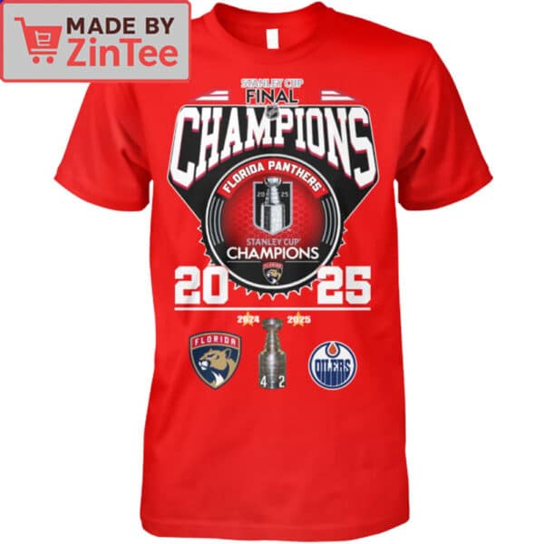 Stanley Cup Final Champions Florida Panthers 2025 shirt