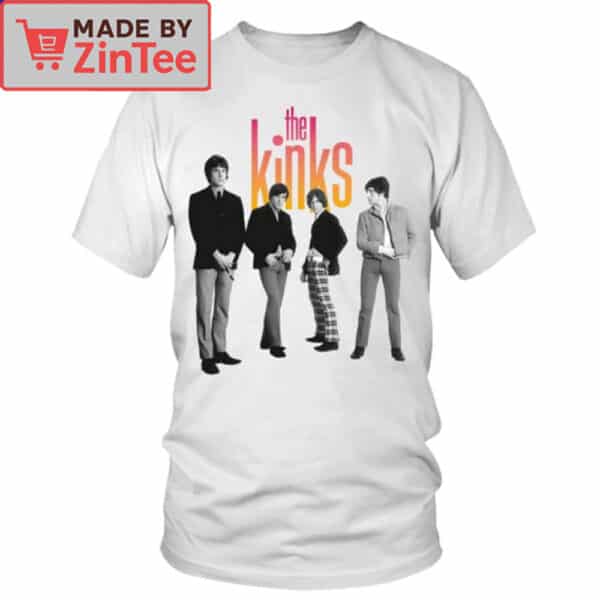 The Kinks Band T-Shirt – Vintage Photo Tee with Retro Logo