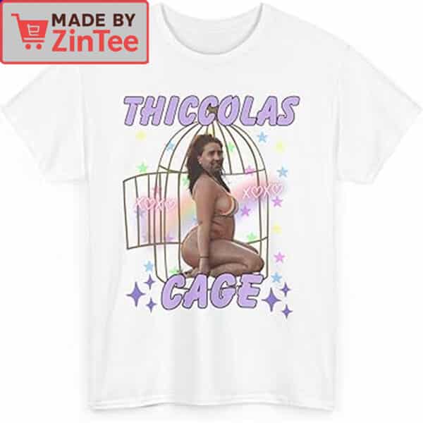 Thiccolas Cage Funny Meme Shirt