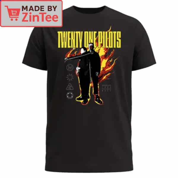 Twenty One Pilots Clancy Era Flaming Graphic Shirt
