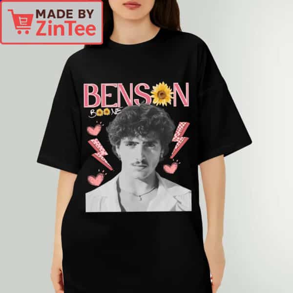 Vintage Benson Boone Tour 2025 Shirt Fireworks and Rollerblades