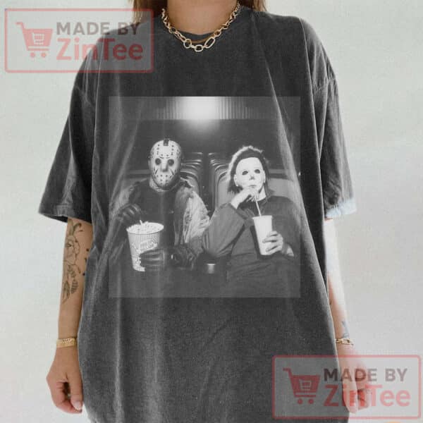Vintage Michael Myers and Jason Voorhees Halloween Shirt