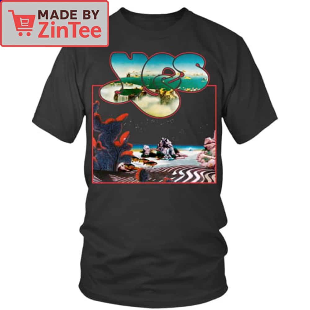 A timeless psychedelic tribute t-shirt for the band YES